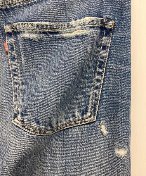 H BEAUTY&YOUTH（エイチ ビューティー&ユース）H BEAUTY&YOUTH (エイチ ビューティー&ユース) DISTRESSED DENIM 5P PANTS インディゴ サイズ:Lの古着・服飾アイテム