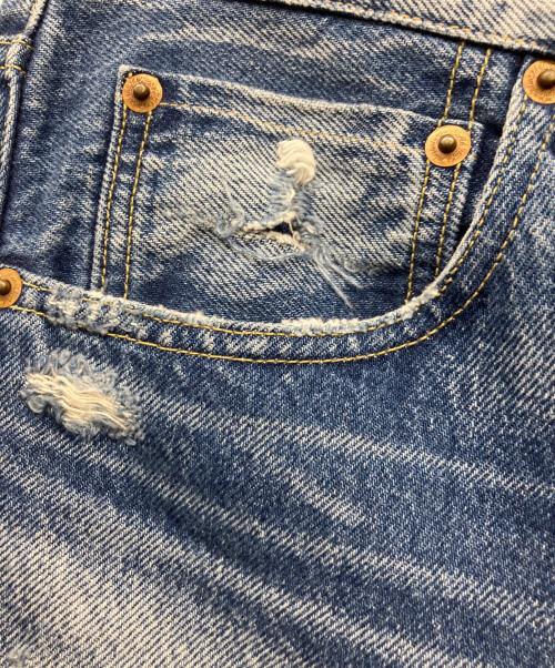 H BEAUTY&YOUTH（エイチ ビューティー&ユース）H BEAUTY&YOUTH (エイチ ビューティー&ユース) DISTRESSED DENIM 5P PANTS インディゴ サイズ:Lの古着・服飾アイテム