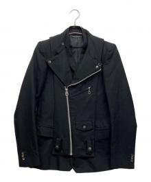 MIHARA YASUHIRO（ミハラヤスヒロ）の古着「ライダースジャケット」｜ブラック