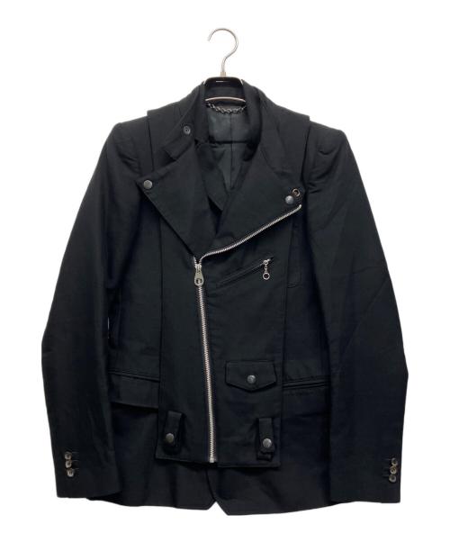 MIHARA YASUHIRO（ミハラヤスヒロ）MIHARA YASUHIRO (ミハラヤスヒロ) ライダースジャケット ブラック サイズ:Sの古着・服飾アイテム