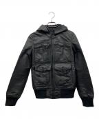 Hysteric Glamourヒステリックグラマー）の古着「レザージャケット」｜ブラック