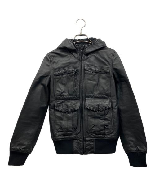 Hysteric Glamour（ヒステリックグラマー）Hysteric Glamour (ヒステリックグラマー) レザージャケット ブラック サイズ:Freeの古着・服飾アイテム