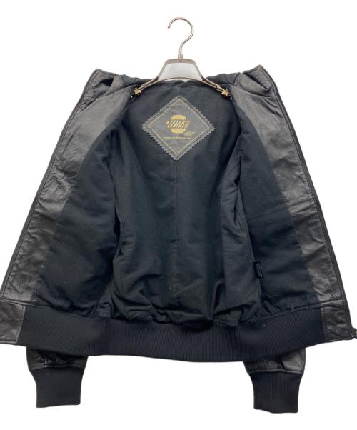 Hysteric Glamour（ヒステリックグラマー）Hysteric Glamour (ヒステリックグラマー) レザージャケット ブラック サイズ:Freeの古着・服飾アイテム