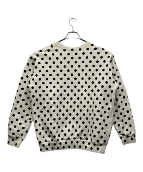 GUCCI（グッチ）GUCCI (グッチ) ポルカドットスウェット ホワイト×ブラック サイズ:Mの古着・服飾アイテム