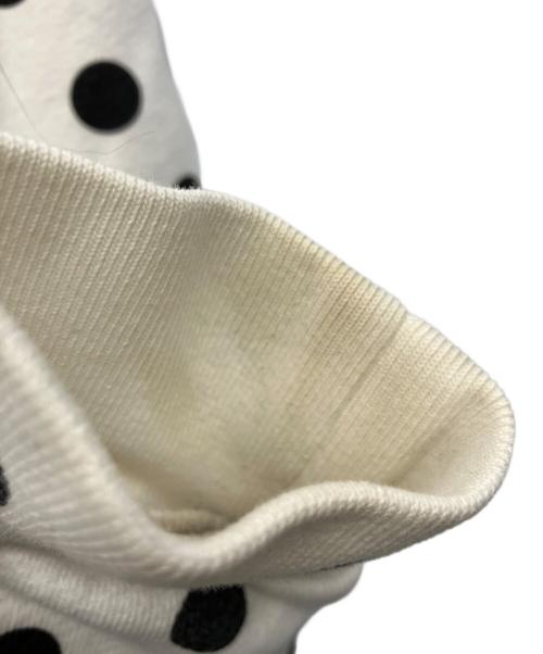 GUCCI（グッチ）GUCCI (グッチ) ポルカドットスウェット ホワイト×ブラック サイズ:Mの古着・服飾アイテム