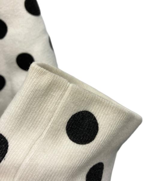 GUCCI（グッチ）GUCCI (グッチ) ポルカドットスウェット ホワイト×ブラック サイズ:Mの古着・服飾アイテム