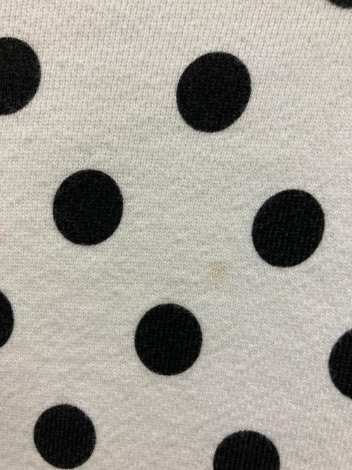 GUCCI（グッチ）GUCCI (グッチ) ポルカドットスウェット ホワイト×ブラック サイズ:Mの古着・服飾アイテム