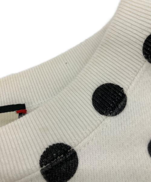 GUCCI（グッチ）GUCCI (グッチ) ポルカドットスウェット ホワイト×ブラック サイズ:Mの古着・服飾アイテム
