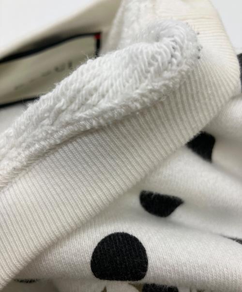 GUCCI（グッチ）GUCCI (グッチ) ポルカドットスウェット ホワイト×ブラック サイズ:Mの古着・服飾アイテム