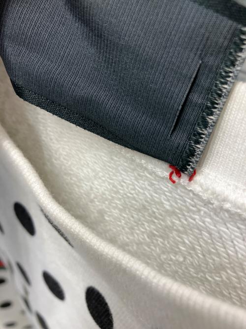 GUCCI（グッチ）GUCCI (グッチ) ポルカドットスウェット ホワイト×ブラック サイズ:Mの古着・服飾アイテム