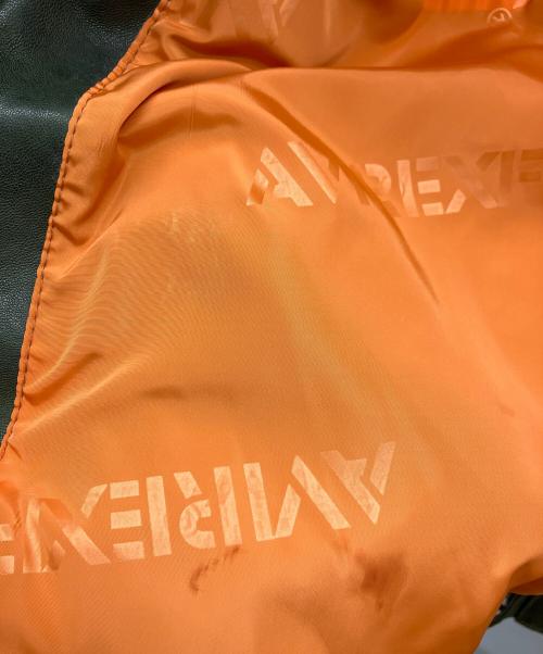 AVIREX（アヴィレックス）AVIREX (アヴィレックス) レザージャケット オリーブ サイズ:3XLの古着・服飾アイテム