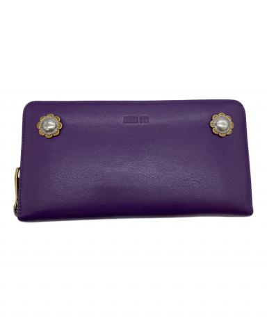 ANA SUI アナスイ/長財布/Aランク/93【中古】 中古・古着通販】ANNA SUI (アナスイ) 長財布 パープル｜ブランド