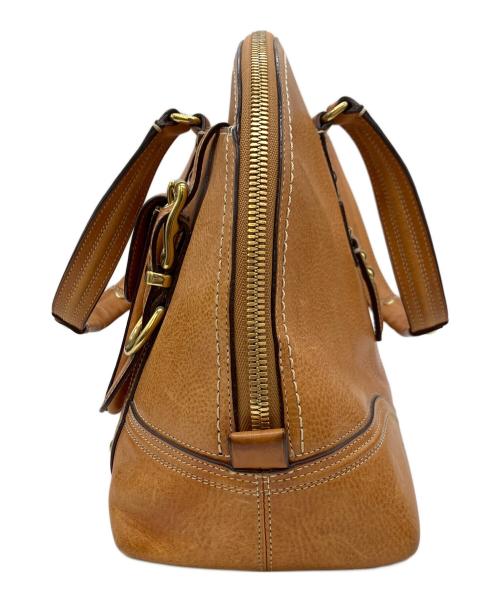 COACH（コーチ）COACH (コーチ) レザーハンドバッグ ブラウンの古着・服飾アイテム