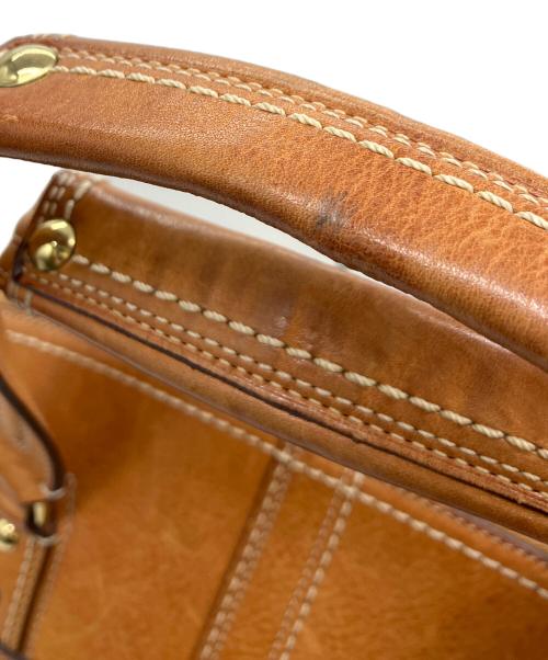 COACH（コーチ）COACH (コーチ) レザーハンドバッグ ブラウンの古着・服飾アイテム