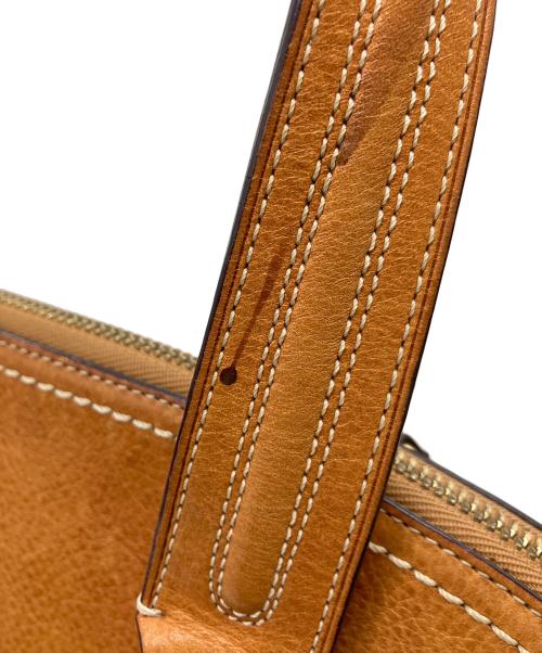 COACH（コーチ）COACH (コーチ) レザーハンドバッグ ブラウンの古着・服飾アイテム