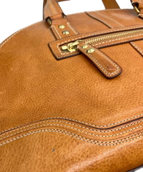 COACH（コーチ）COACH (コーチ) レザーハンドバッグ ブラウンの古着・服飾アイテム