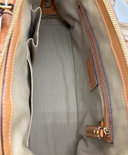 COACH（コーチ）COACH (コーチ) レザーハンドバッグ ブラウンの古着・服飾アイテム