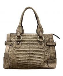 JRA（ジェーアールエー）の古着「レザーハンドバッグ」｜グレー