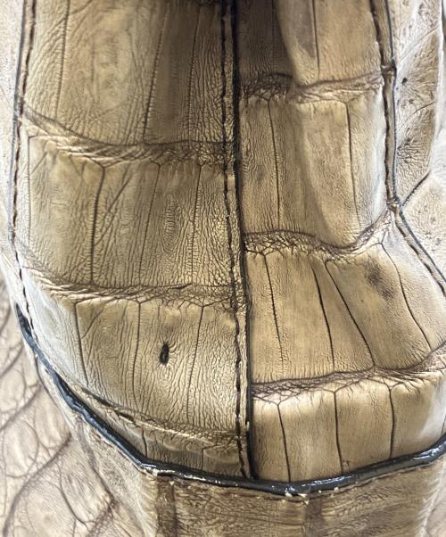 JRA（ジェーアールエー）JRA (ジェーアールエー) レザーハンドバッグ グレーの古着・服飾アイテム