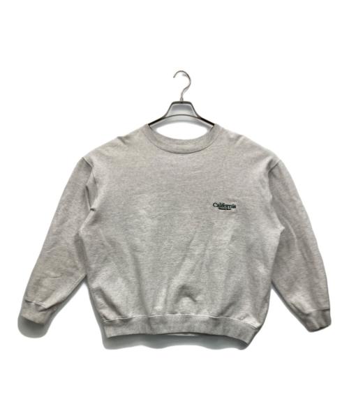 California General Store（カリフォルニアジェネラルストア）California General Store (カリフォルニアジェネラルストア) スウェット ライトグレー サイズ:Mの古着・服飾アイテム