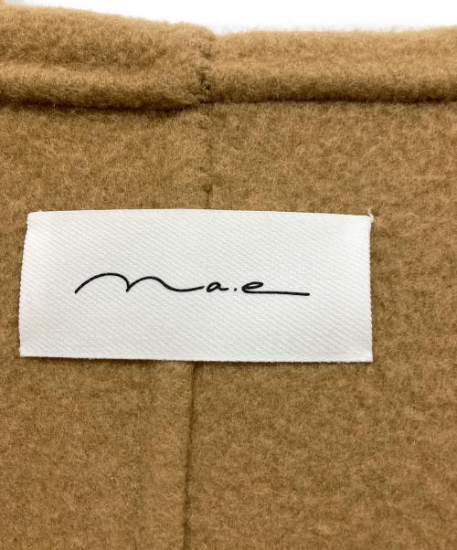 na.e（ナエ）Na.e (ナエ) Brushed Wool Hoodie Coat キャメル サイズ:-の古着・服飾アイテム