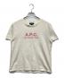 A.P.C.（アーペーセー）の古着「半袖Tシャツ」｜ホワイト×ピンク