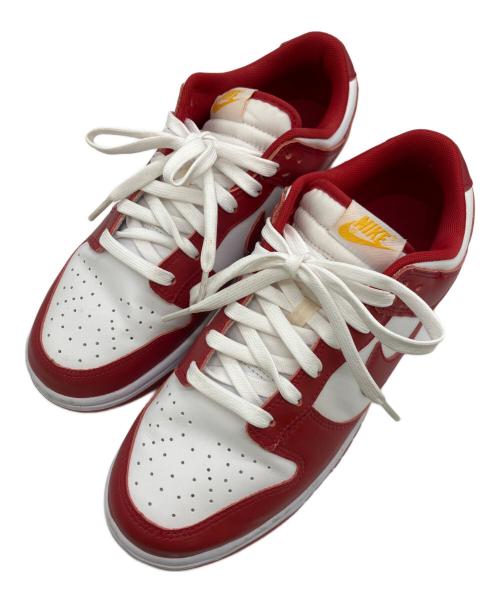 NIKE（ナイキ）NIKE (ナイキ) DUNK LOW RETRO ホワイト×レッド サイズ:27の古着・服飾アイテム
