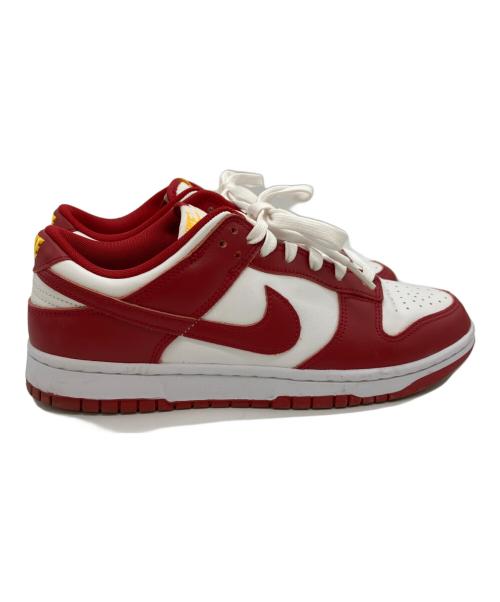 NIKE（ナイキ）NIKE (ナイキ) DUNK LOW RETRO ホワイト×レッド サイズ:27の古着・服飾アイテム