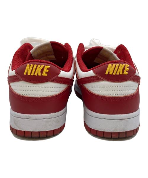 NIKE（ナイキ）NIKE (ナイキ) DUNK LOW RETRO ホワイト×レッド サイズ:27の古着・服飾アイテム