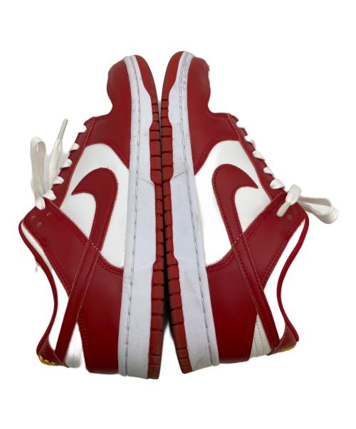 NIKE（ナイキ）NIKE (ナイキ) DUNK LOW RETRO ホワイト×レッド サイズ:27の古着・服飾アイテム
