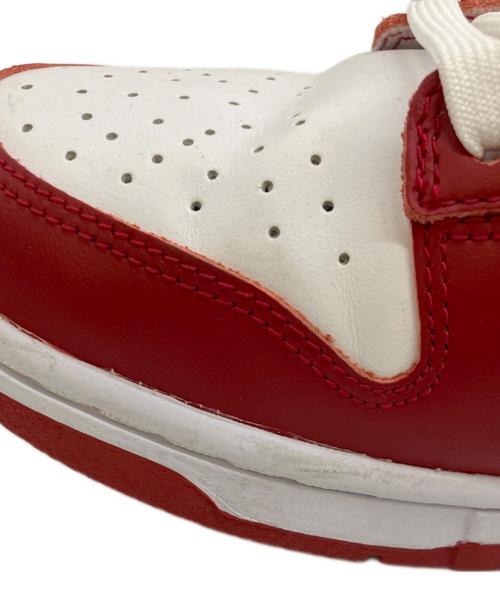 NIKE（ナイキ）NIKE (ナイキ) DUNK LOW RETRO ホワイト×レッド サイズ:27の古着・服飾アイテム