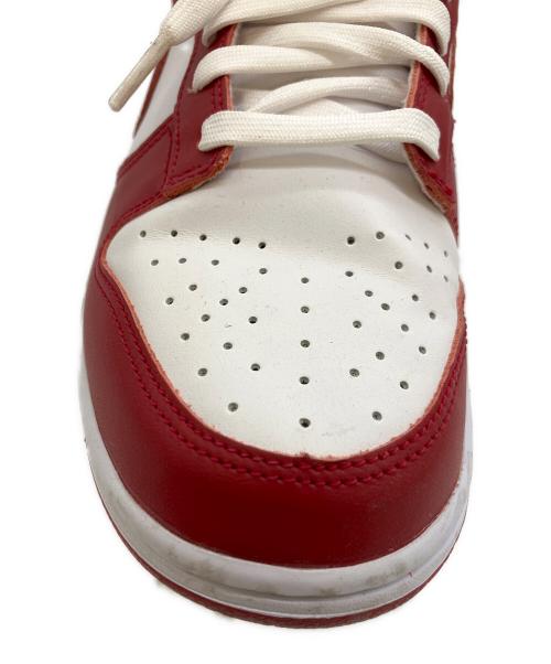 NIKE（ナイキ）NIKE (ナイキ) DUNK LOW RETRO ホワイト×レッド サイズ:27の古着・服飾アイテム