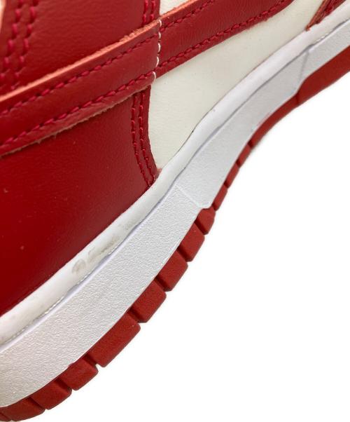NIKE（ナイキ）NIKE (ナイキ) DUNK LOW RETRO ホワイト×レッド サイズ:27の古着・服飾アイテム