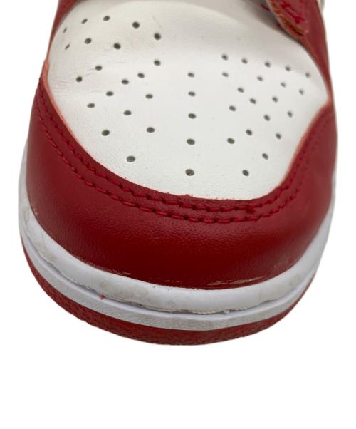 NIKE（ナイキ）NIKE (ナイキ) DUNK LOW RETRO ホワイト×レッド サイズ:27の古着・服飾アイテム