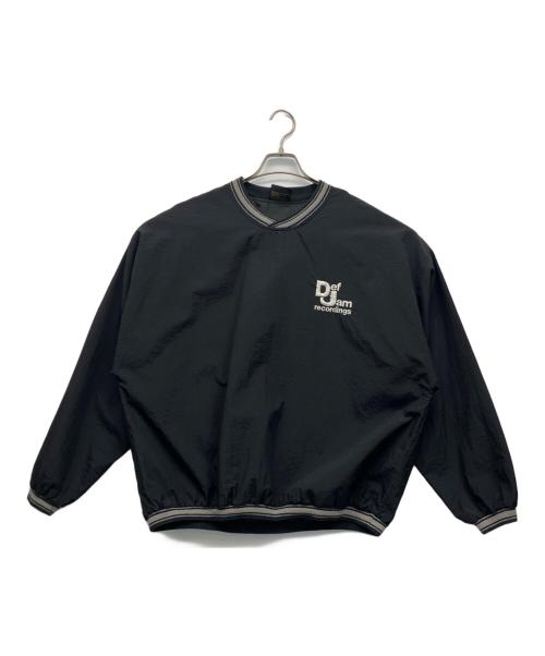 Def Jam Recording（Def Jam Recording）Def Jam Recording (Def Jam Recording) ナイロンプルオーバー ブラック サイズ:Lの古着・服飾アイテム