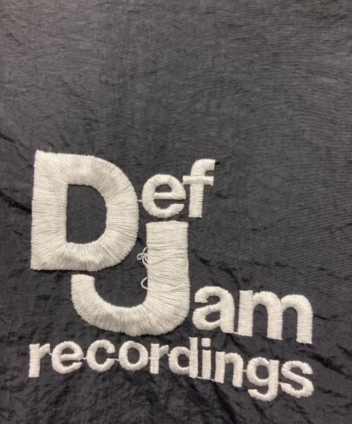 Def Jam Recording（Def Jam Recording）Def Jam Recording (Def Jam Recording) ナイロンプルオーバー ブラック サイズ:Lの古着・服飾アイテム