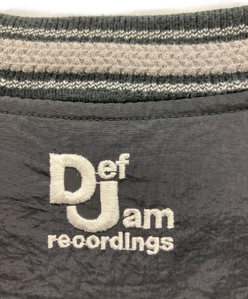 Def Jam Recording（Def Jam Recording）Def Jam Recording (Def Jam Recording) ナイロンプルオーバー ブラック サイズ:Lの古着・服飾アイテム
