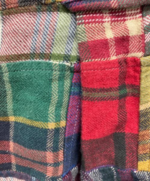 orvis（オービス）ORVIS (オービス) パッチワークシャツ レッド サイズ:Lの古着・服飾アイテム