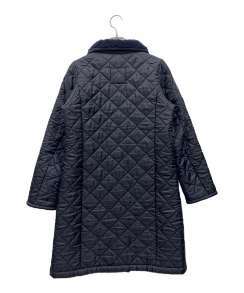 LAVENHAM（ラベンハム）LAVENHAM (ラベンハム) 裏ボアキルティングコート ネイビー サイズ:36の古着・服飾アイテム