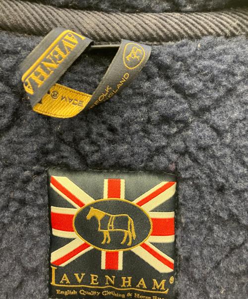 LAVENHAM（ラベンハム）LAVENHAM (ラベンハム) 裏ボアキルティングコート ネイビー サイズ:36の古着・服飾アイテム