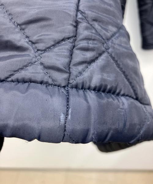 LAVENHAM（ラベンハム）LAVENHAM (ラベンハム) 裏ボアキルティングコート ネイビー サイズ:36の古着・服飾アイテム