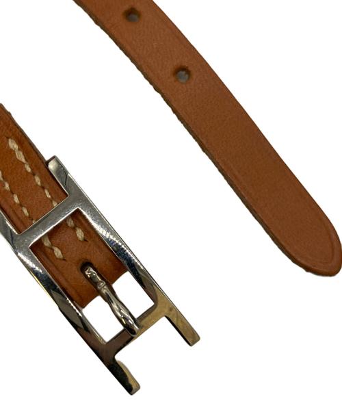 HERMES（エルメス）HERMES (エルメス) レザーブレスレット ブラウンの古着・服飾アイテム