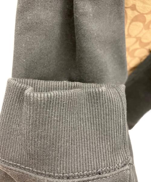 COACH（コーチ）COACH (コーチ) パーカー ブラック×ブラウン サイズ:Mの古着・服飾アイテム