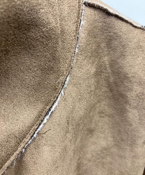 KASTANE（カスタネ）Kastane (カスタネ) ウェーブボアフライトジャケット ブラウン サイズ:Freeの古着・服飾アイテム