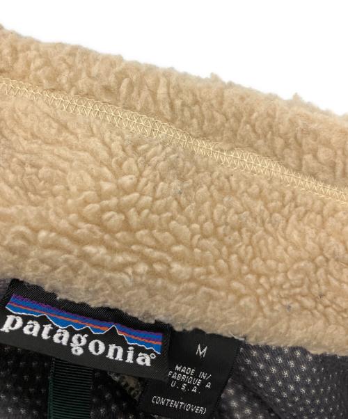 Patagonia（パタゴニア）Patagonia (パタゴニア) クラシックレトロXジャケット ベージュ×グリーン サイズ:Mの古着・服飾アイテム
