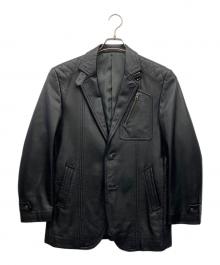 G-Stage（ジーステージ）の古着「レザーテーラードジャケット」｜ブラック