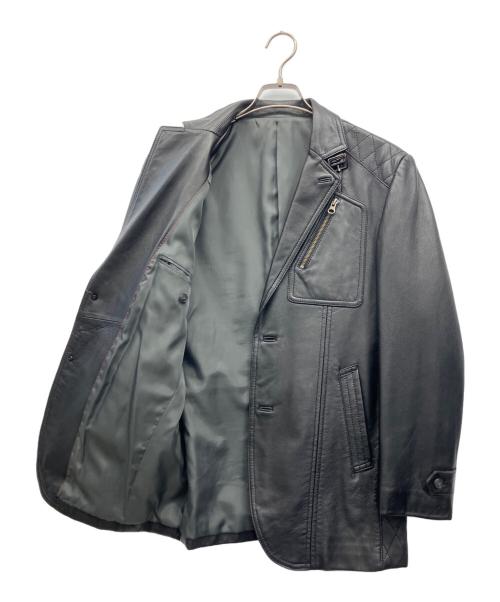 G-Stage（ジーステージ）G-Stage (ジーステージ) レザーテーラードジャケット ブラック サイズ:Sの古着・服飾アイテム