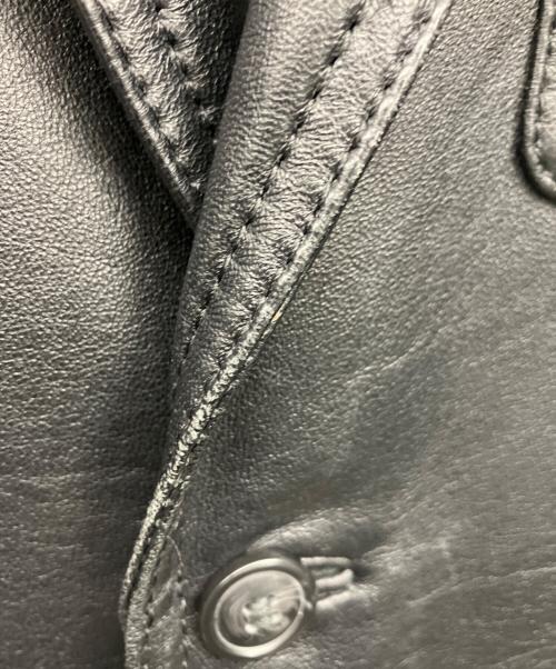 G-Stage（ジーステージ）G-Stage (ジーステージ) レザーテーラードジャケット ブラック サイズ:Sの古着・服飾アイテム