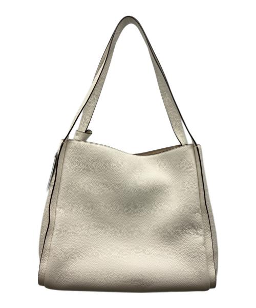 Kate Spade（ケイトスペード）Kate Spade (ケイトスペード) ノットラージショルダーバッグ ホワイトの古着・服飾アイテム