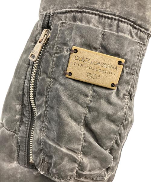 DOLCE & GABBANA（ドルチェ＆ガッバーナ）DOLCE & GABBANA (ドルチェ＆ガッバーナ) 中綿ジャケット グレー サイズ:48の古着・服飾アイテム